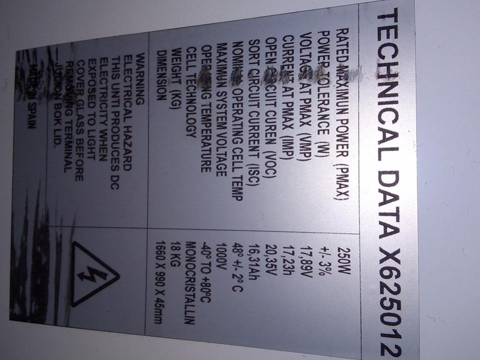 Mi panel solar no carga la bateria 