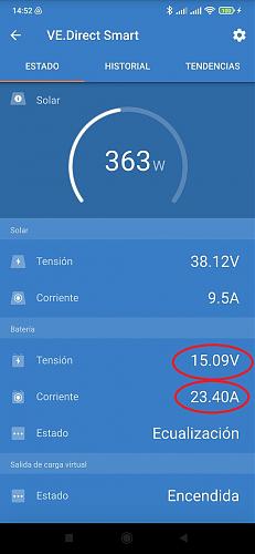 Porque no llega el mppt victron a la tension de ecualizacion si asi lo configuro? no se.-screenshot_2.jpg