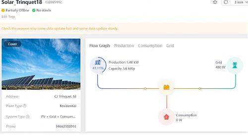 Inversor SofarSolar 5KTLM-G3 en la aplicacion web/App .  No proporciona datos consumo. Vertido 0-captutaconsumo0pwrgrid_ok.jpg