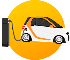 Punto de recarga para coche eléctrico